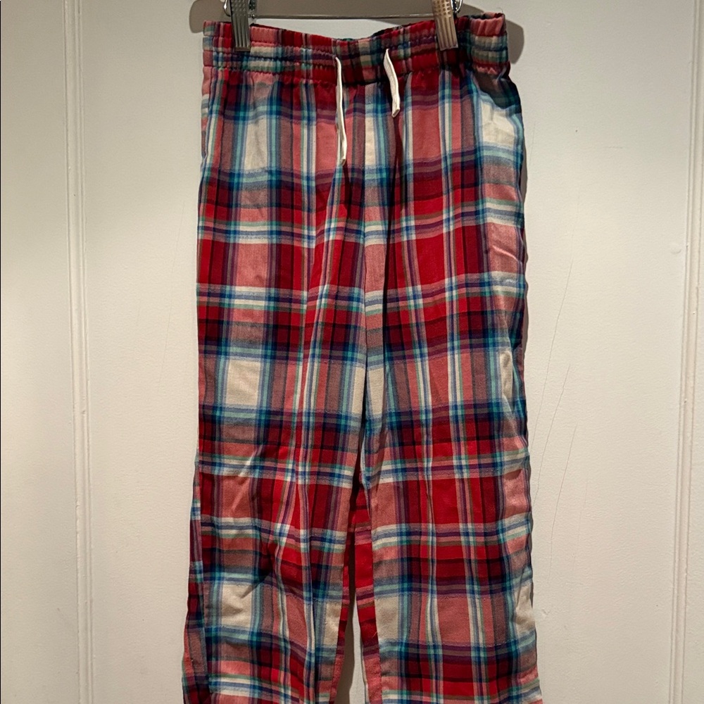 Cat & Jack Red Plaid Kids Casual Bottoms